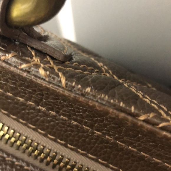 Marc Jacobs Vintage Quilted Brown Leather Large Bag - Picture 5 of 16